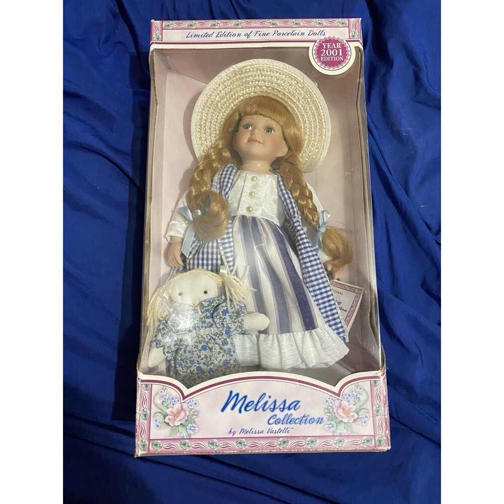 Melissa Collection Porcelain Doll 2001 Limited Edition Melissa Vastelli NIB